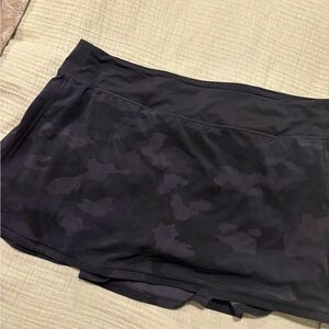 Lululemon Black Camo Skort